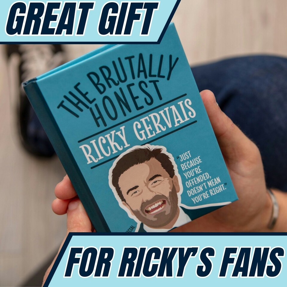 image 1 of The Brutally Honest Ricky Gervais Funny Unofficial Gift Book