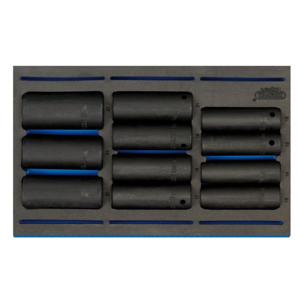 11Pc Impact 1/2" Socket Set - 63483