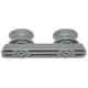 image 4 of SPARES2GO Basket Slide Rail Runner Guide Wheels for Logik LDW45 LDW60 LF674 Dishwasher (1 Set)