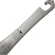 image 3 of Addis Hand Brush in Metallic Silver N/A