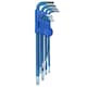 image 2 of 10pc Extra Long Coloured Allen Hex Ball Ended Keys Set With Holder 1.5 – 10mm