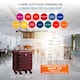 image 3 of 45x36x20cm EasyJet Free Underseat Carry-On Cabin Bag - Lightweight 4 Wheels ABS Hard Shell Suitcase Purple | Burgundy | Cabin Bag