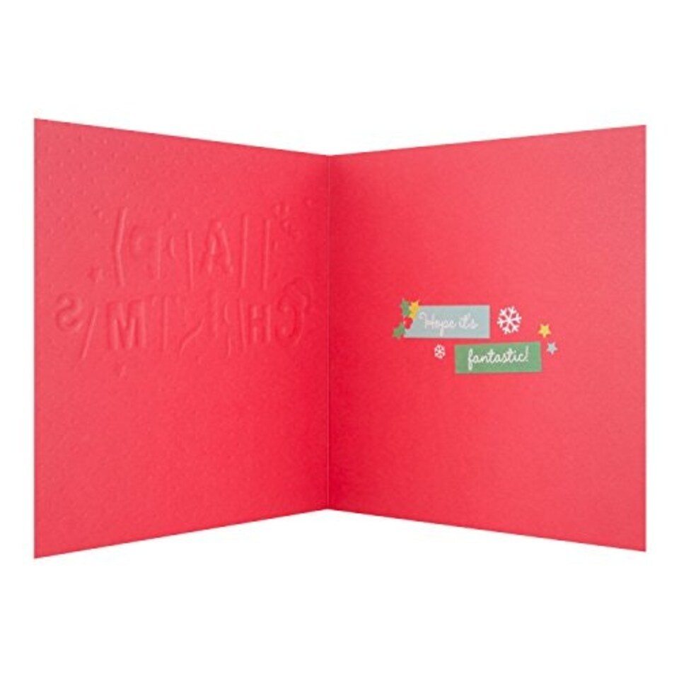 image 1 of Happy Christmas Hallmark Xmas Greeting Card