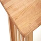 image 4 of Interiors by Premier Contemporary Rectangular Console Table, Natural Wood Console Table, Modern Wood Hallway Console Table Cream