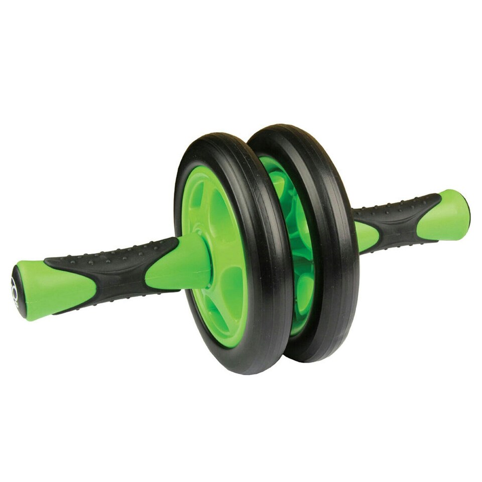 Fitness Mad Duo Ab Wheel - Green/Black - One Size