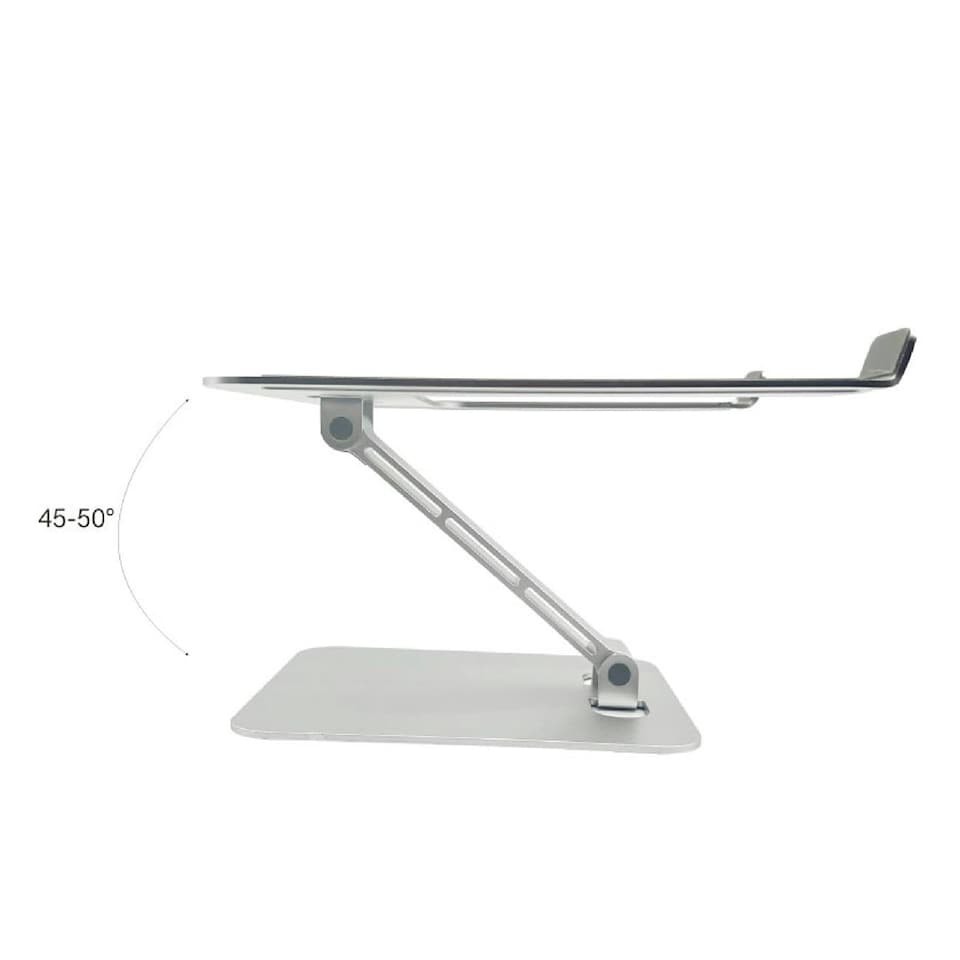 image 1 of Groov-e GVPC13SR Adjustable Laptop/Tablet Stand for Desk - Aluminium-Alloy