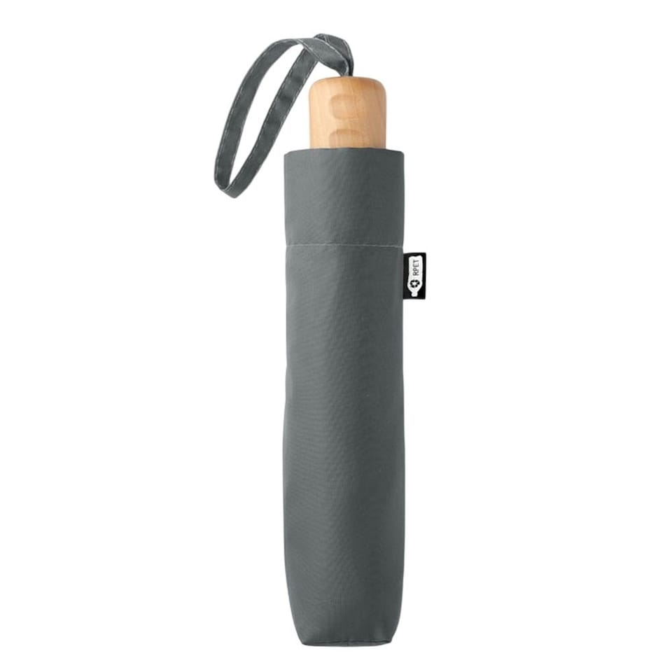 image 1 of MidOcean Tralee RPET Folding Umbrella - Grey - One Size Grey