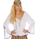 image 3 of Womens Lady Love and Peace Costume | Multi | colourful | S | 1