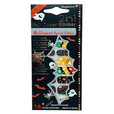 Nazila Glossy Blossom 2 In 1 Nail Cover Halloween Sticker Multi