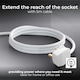 image 5 of Masterplug Single Socket Extension Lead with 5m Cable 13A White