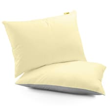 80 x 50 cm Yellow Cooling Pillow Case - 2 Pack