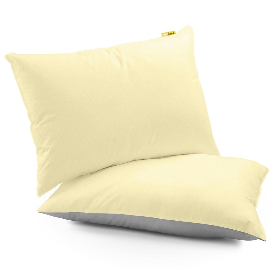 image 1 of 80 x 50 cm Yellow Cooling Pillow Case - 2 Pack