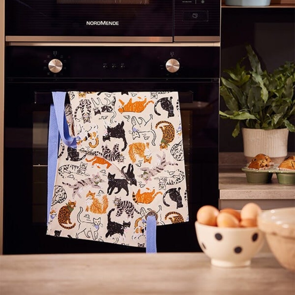 image 1 of Ulster Weavers Feline Friends Oil Cloth Apron