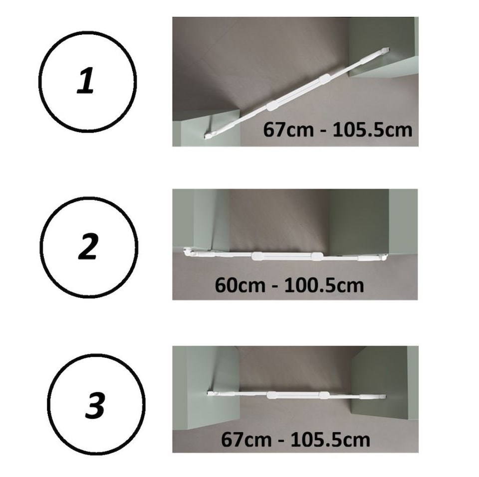 image 1 of Safetots Solution for Up and Down Staircases, White, Multi Panels, up to 226cm, and, Screw Fit Gate, 67cm - 105.5cm