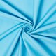 image 4 of Homescapes Pure Cotton Plain Light Blue Fabric 150 cm Wide | Blue | 150cm(60") wide, sold per metre length