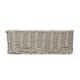 image 2 of Medium Wicker Grey Wash Storage Tray | Grey | Grey Wash