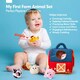 image 9 of Plush Barn with Stuffed Farm Animals, Rattle, Crinkle Paper & Baby Mirror