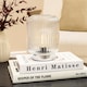 image 2 of OHS Glass Cordless Table Lamp LED Battery Operated Night Light