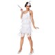 image 1 of Womens charleston diva costume | White | white | 1