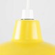 image 3 of ValueLights Pair Of Retro Style Yellow Metal Easy Fit Ceiling Pendant Light Shades