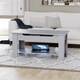 image 4 of Vida Designs Lift Up Coffee Table With Storage Compartment & Shelf, Grey