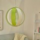 image 1 of ValueLights Green Modern Fabric Globe Ceiling Pendant Light Shade