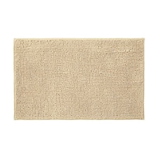 Chenille Bobble Bath Mat Non-Slip 50 x 80cm - Beige