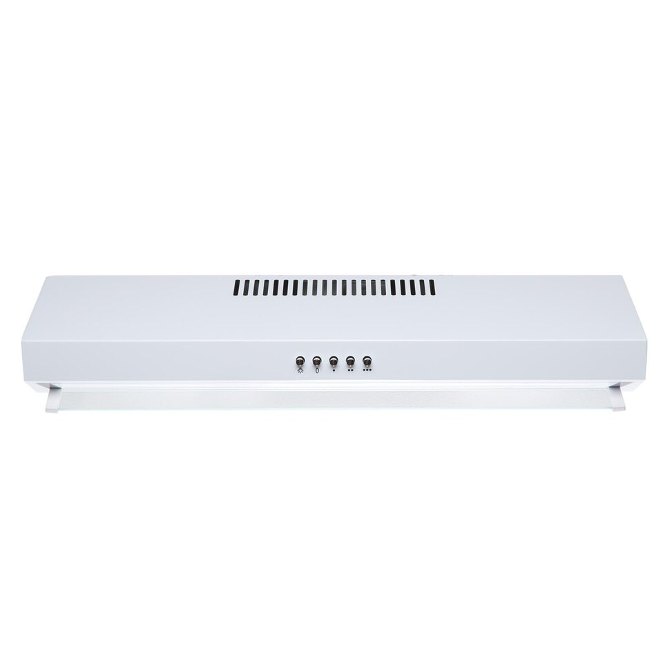 image 1 of SIA VSR60WH 60cm White Slimline Visor Cooker Hood Kitchen Extractor Fan