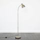 image 1 of ValueLights Antique Brass Adjustable Reading Craft Floor Lamp | Bronze