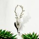 image 2 of Stag Head Wall Hook - Nickel - L5 x W6 x H12 cm