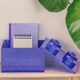 image 2 of LEGO Storage Brick 4 Top Lid Glitter Violet