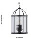 image 5 of Alicia - Black 3 Light Lantern Style Pendant | Black | Clear | 1
