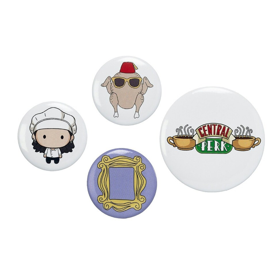 image 1 of Official Friends Monica Button Badge Set FTB0008