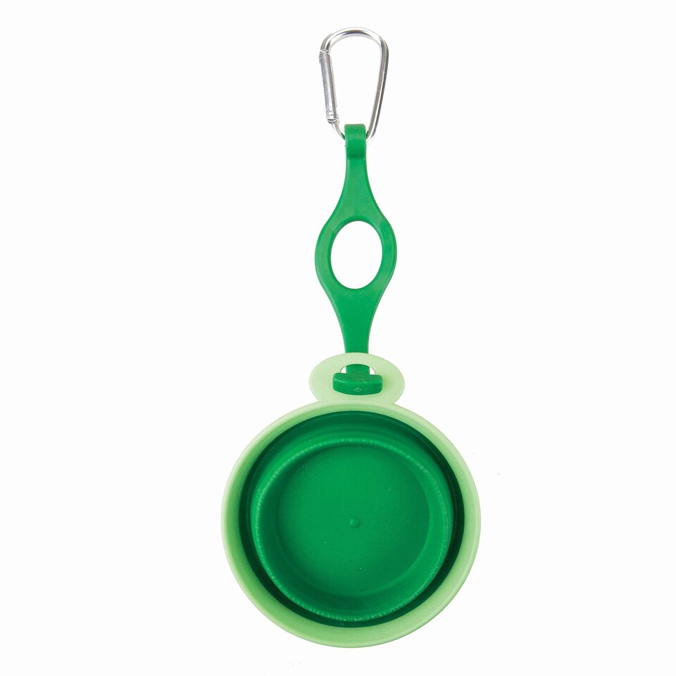 image 1 of PMS Crufts Collapsible Silicone Pet Travel Bowl - Portable Water & Food Dish