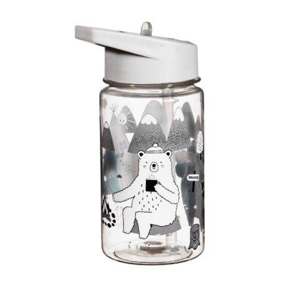 image 1 of Sass & Belle Bear Adventure Water Bottle Clear | White | 500ml