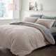 image 2 of Velosso Plush Corduroy Teddy Fluffy and Warm Fleece Duvet Cover Set Silver | Silver | King