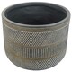 image 3 of 29cm x 43cm Large Maral Planter with Etching Composite Plant Pot