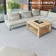 image 4 of NOVECRAFTO Vinyl Floor Tiles Self Adhesive – Peel and Stick 12x12in (30.5x30.5cm) Vinyl Flooring for Kitchen, Bathroom & Living Room – Arctic Terrazzo Design Grey | 3.72 sqm