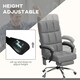 image 5 of Vinsetto Massage Office Chair, Ergonomic Desk Chair, Comfy Work Study Chair with Heat, Padded Seat, 135 Reclining Back and Footrest for Home Office, Charcoal Grey