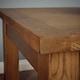 image 3 of Rustic Oak Extending Dining Kitchen Table 78×90×120 cm Extending to 150 cm