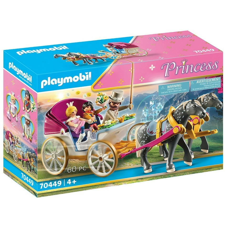 image 1 of Playmobil Princess Horse-Drawn Carriage Playset