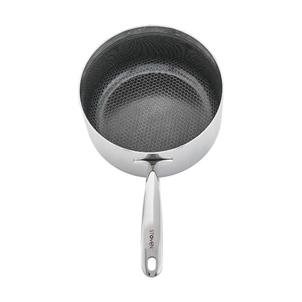 image 1 of Stoven Hextra 4 Piece Saucepan Set with 28cm Frying Pan