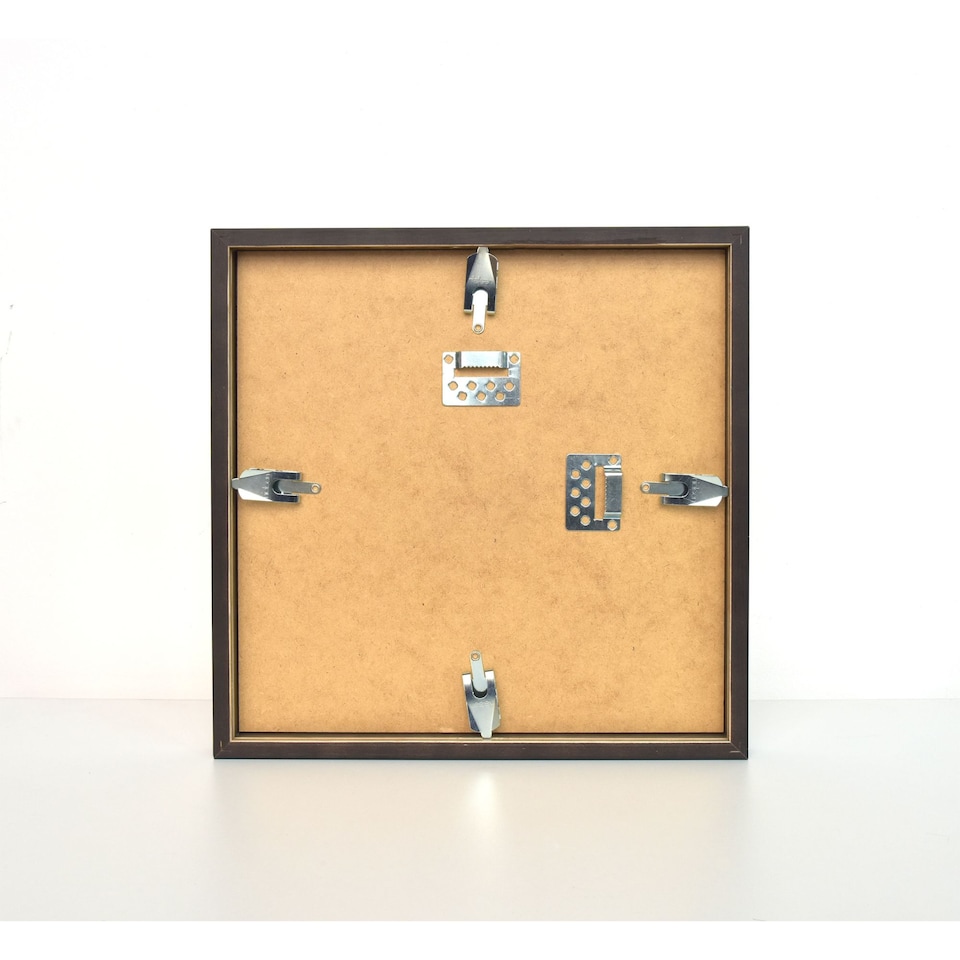 image 1 of Nielsen Vinyl Record Frame - Black Wood Frame - Shatterproof Glazing - Black - 31.4x31.6cm