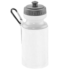 Quadra Water Bottle and Holder - White - One Size