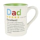 image 1 of Our Name Is Mud Ceramic Mug 5 Star Review Dad 454ml White