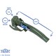 image 3 of Pro User Steel Jerry Can Spout - 22cm - Green