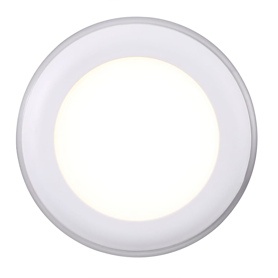 image 1 of Nordlux Elkton Indoor Downlight White Plastic Intergrated LED  3-Level Dimming - Mains Powered, IP20