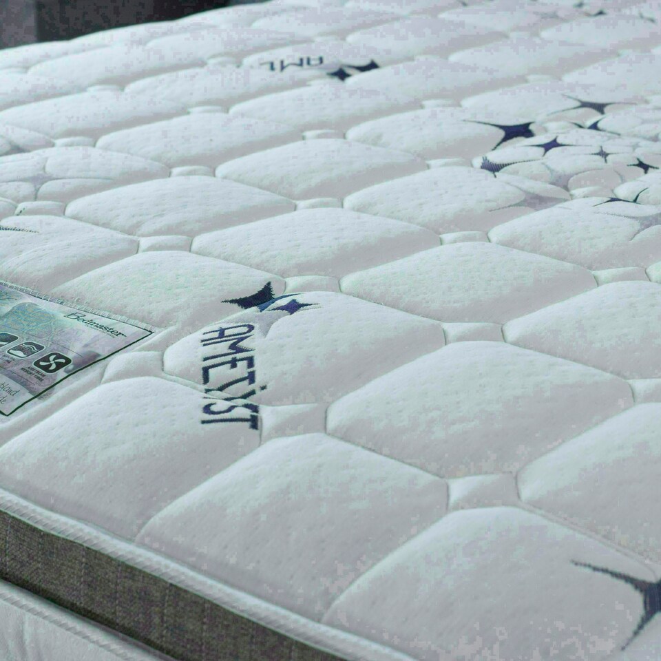image 1 of Ametist Crystal 2500 Pocket Sprung Pillow Top Mattress Small Single