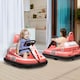 image 2 of HOMCOM Kids Bumper Car 360 degrees Rotation Spin Waltzer Car 6V Electric Ride On Car with 2 Speeds, Music, Lights for 18-48 Months - Pink