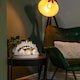 image 3 of 30cm Battery Operated Light up Christmas Village Scene with Santa and Warm White LEDs